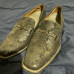 Prom Shoes Black Suede